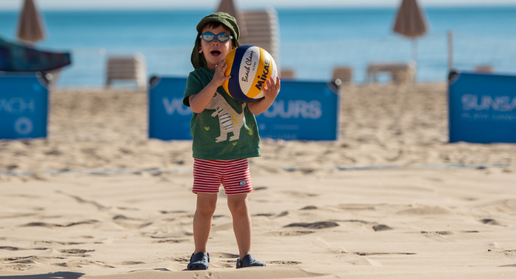 Kids-Beachvolleyball Albanien