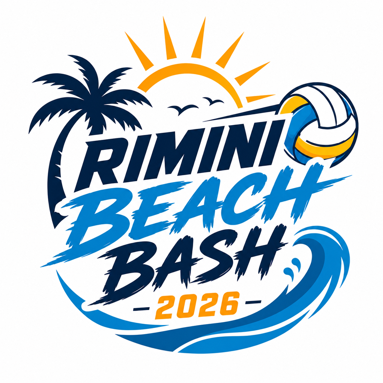 Logo Rimini Beach Bash - Beachvolleyball & Party